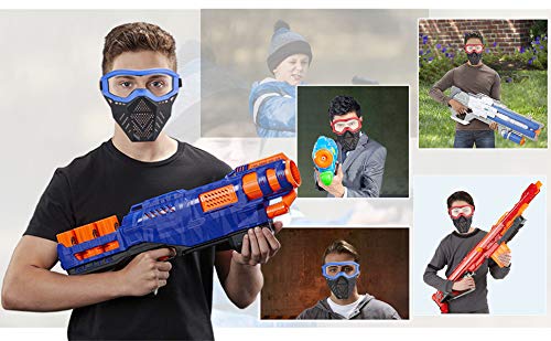 2 Pack Tactical Mask Compatible with Nerf Rival, Apollo, Zeus, Khaos, Atlas, Artemis Blasters Rival Mask