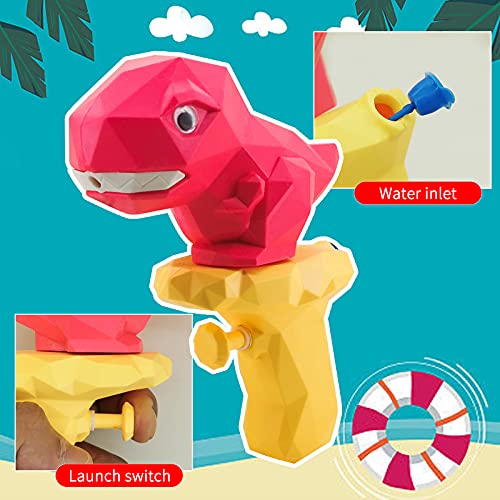3D Dinosaur Water Guns for Kids, Creative Animal Squirt Water Gun Toys, Dino Water Spray Toy Summer for Children, Gifts Present for Swimming Pool Beach Party Favor, 5 Pack