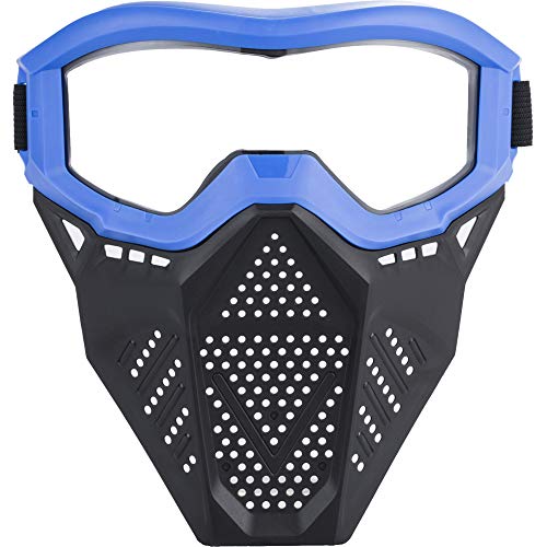 Face Mask Tactical Mask Compatible with Nerf Rival, Apollo, Zeus, Khaos, Atlas, Artemis Blasters Rival Mask (Red) (Blue)