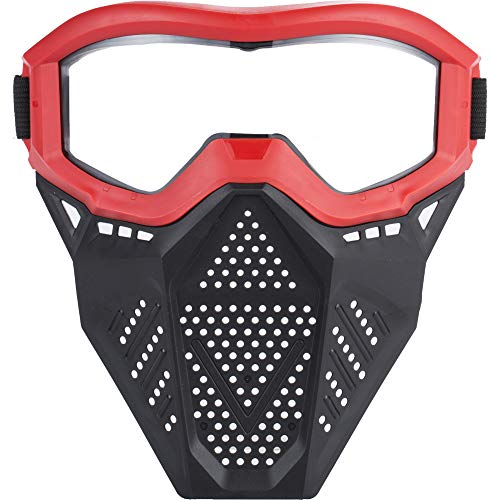 Surper Face Mask Tactical Mask Compatible with Nerf Rival, Apollo, Zeus, Khaos, Atlas, Artemis Blasters Rival Mask (Red) (Red)